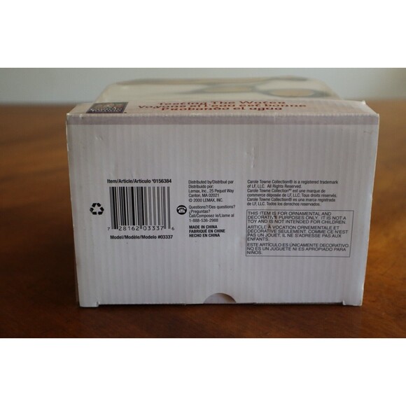 LEMAX Village Town Collection TESTING THE WATER 2000 Landscape Accent Figure - Picture 8 of 9